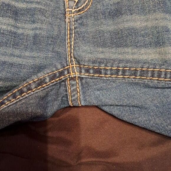 Rock Revival Joyelle Jeans Distressed Denim Straight Leg Low Rise Women's 28 - Picture 11 of 16